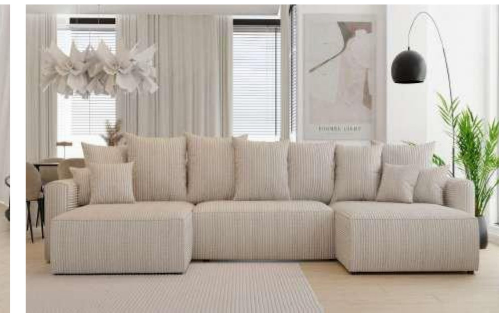 Bari U-Shape Sofa 4