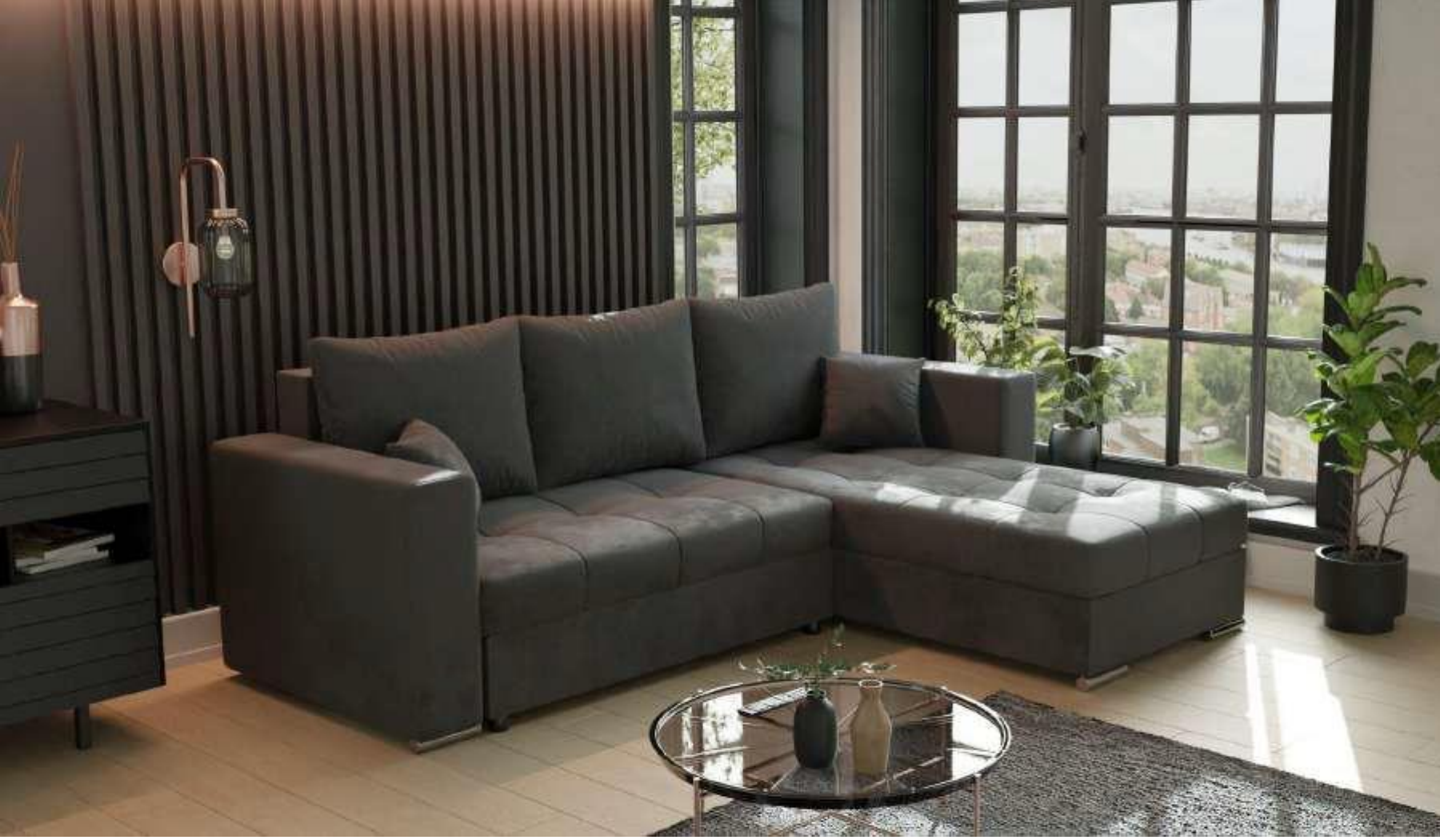 Josua L-Shape Sofa