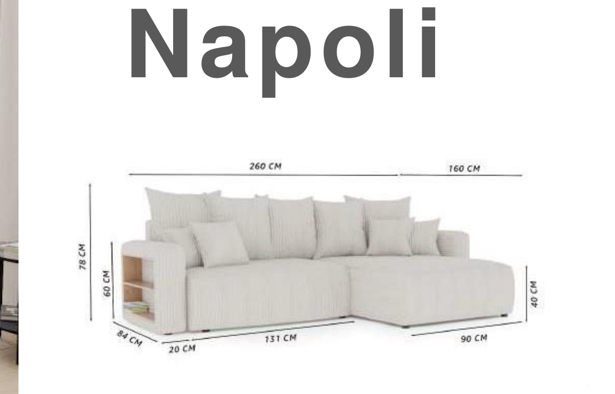 Napoli L-Shape Sofa 2