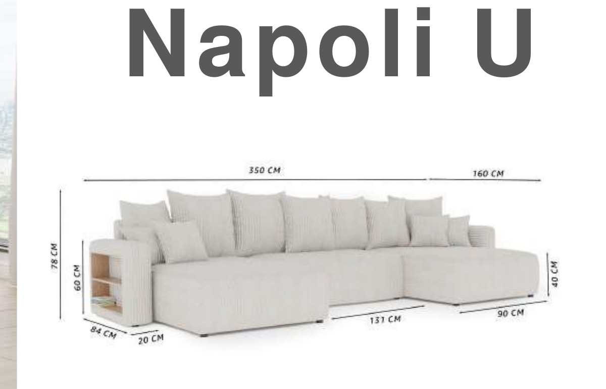 Napoli U-Shape Sofa 2